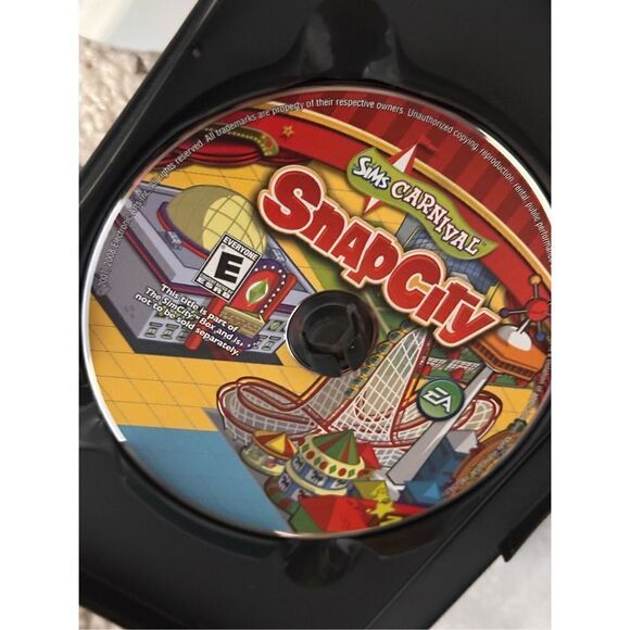 Nice 2008 The SimCity Box - PC  - 4 Disk Set Used Condition - Picture 11 of 13